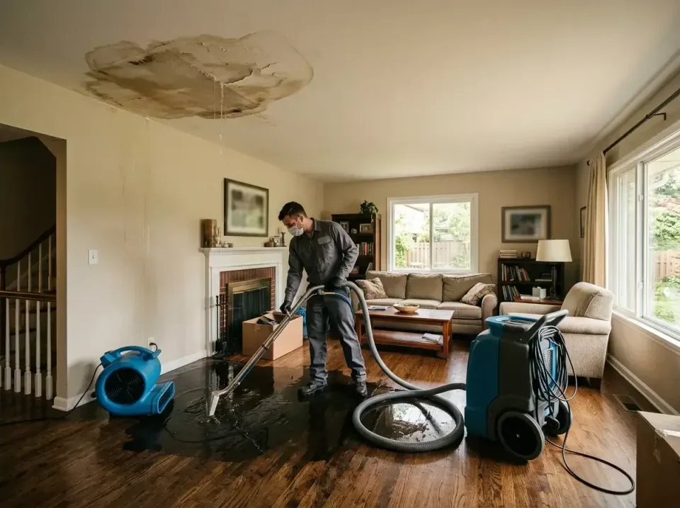 attic-pipe-burst-ceiling-drip-008 — frequently asked questions, Water Damage Restoration & Carpet Care in Catlin, IL